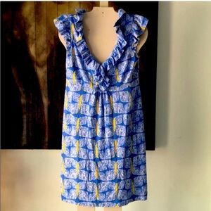 Lilly Pulitzer Ruffle Butterfly Dress